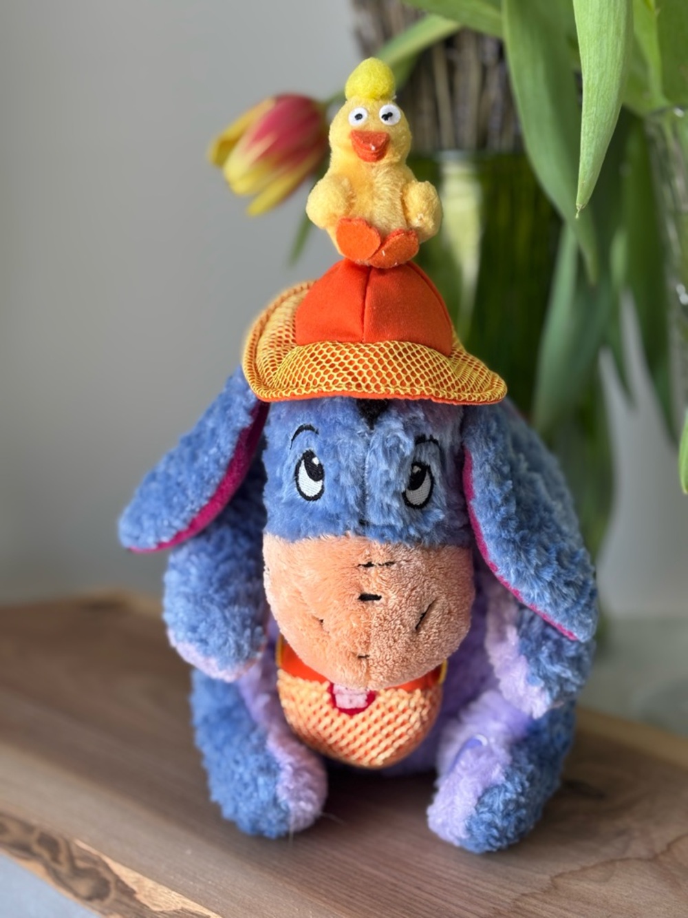 Disney Eeyore with Chick on Head